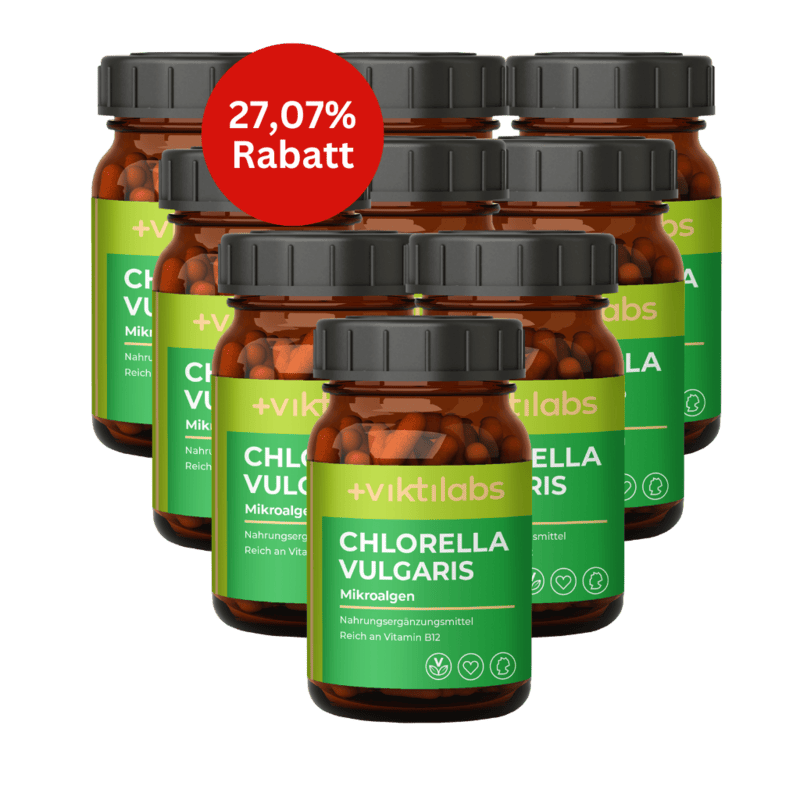 Chlorella Vulgaris 9er-Bundle