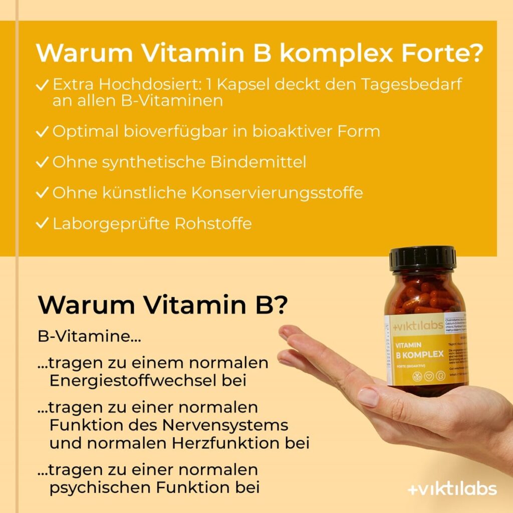 Vitamin B Komplex Forte von Viktilabs