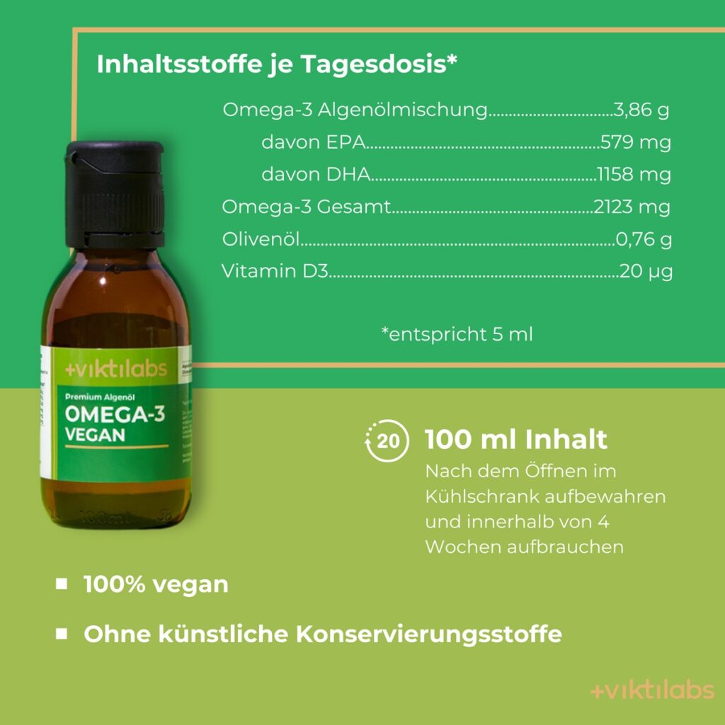 Veganes Omega-3 von Viktilabs