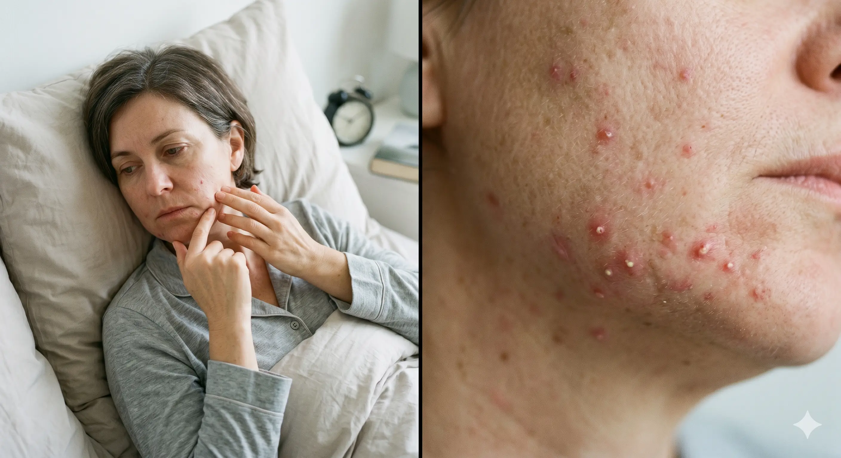 Hormonell bedingte Hautveränderungen und die Rolle der Leber