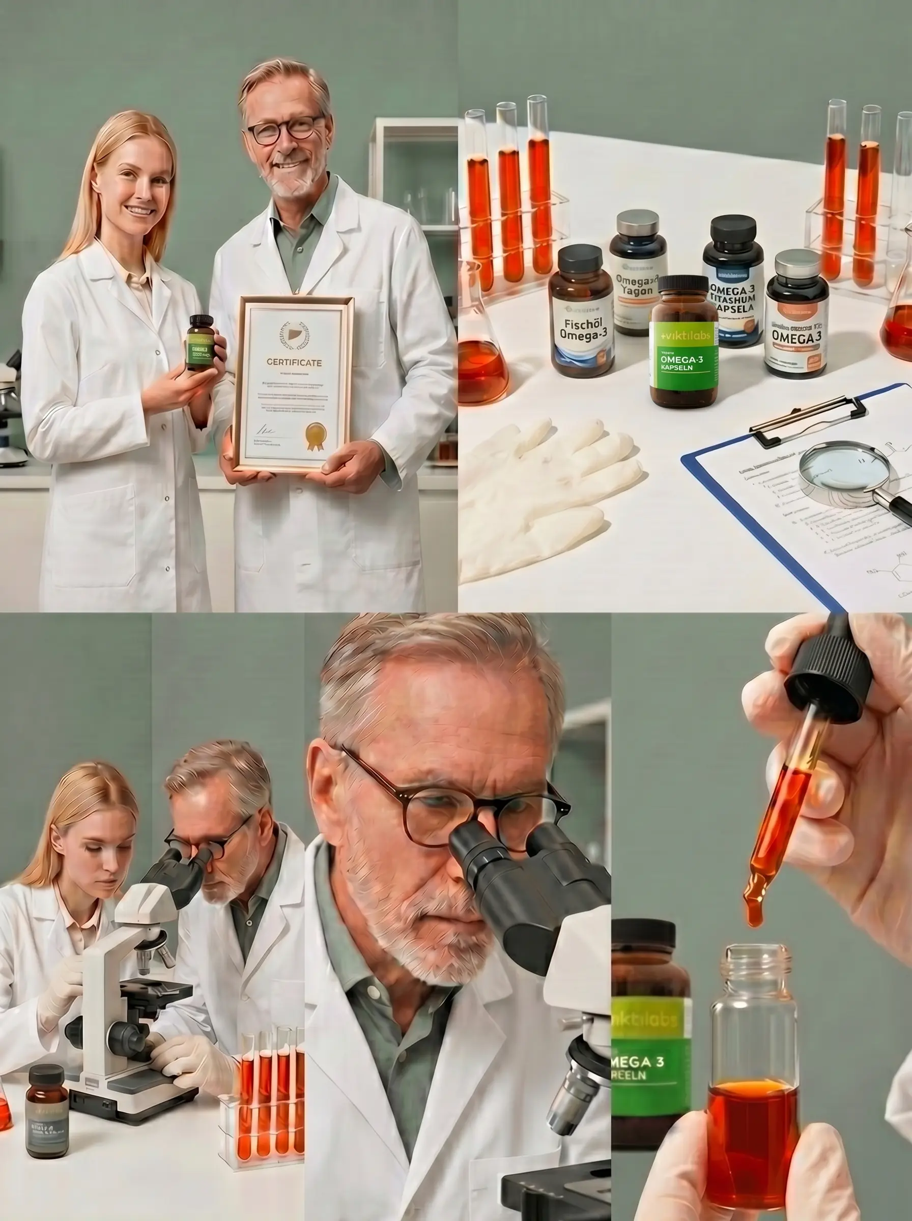 Direktvergleich Viktilabs Omega-3 vs. andere Produkte