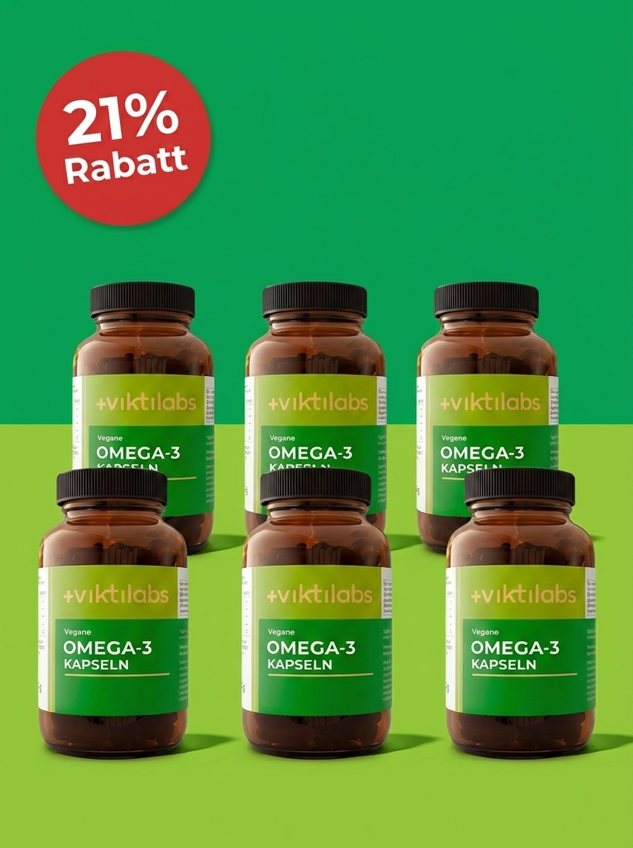6x Sparpaket – Viktilabs Vegane Omega-3