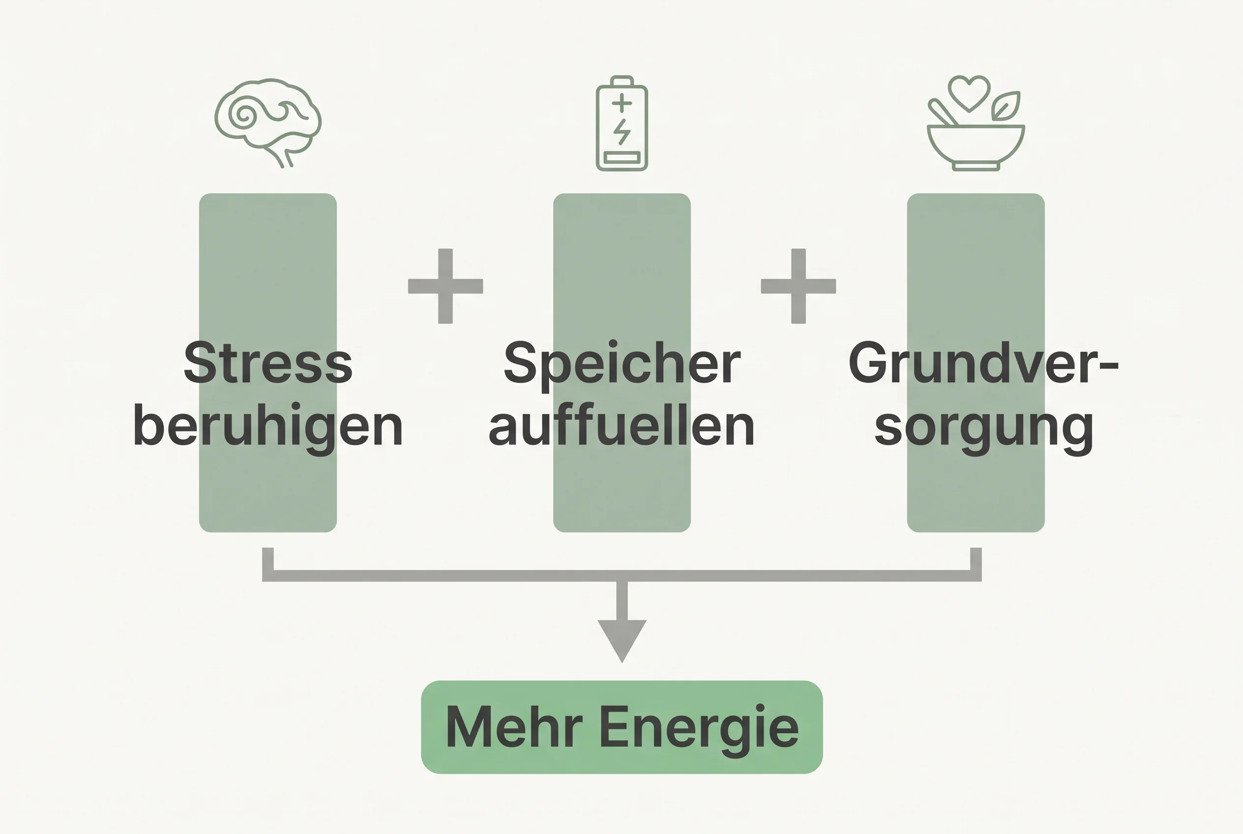 Illustration Mehr-Wege-System gegen Stressreaktion