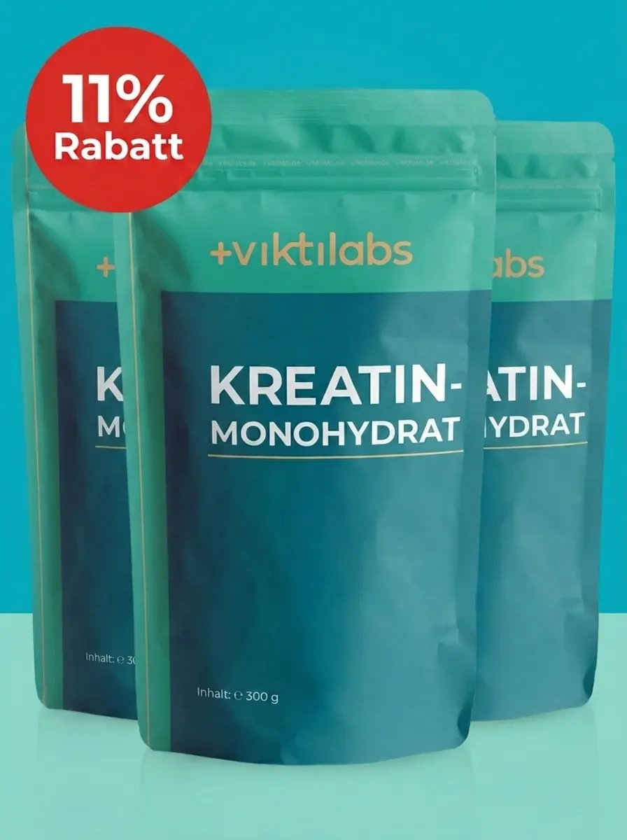 3x Vorteilspaket – Viktilabs Kreatin Monohydrat