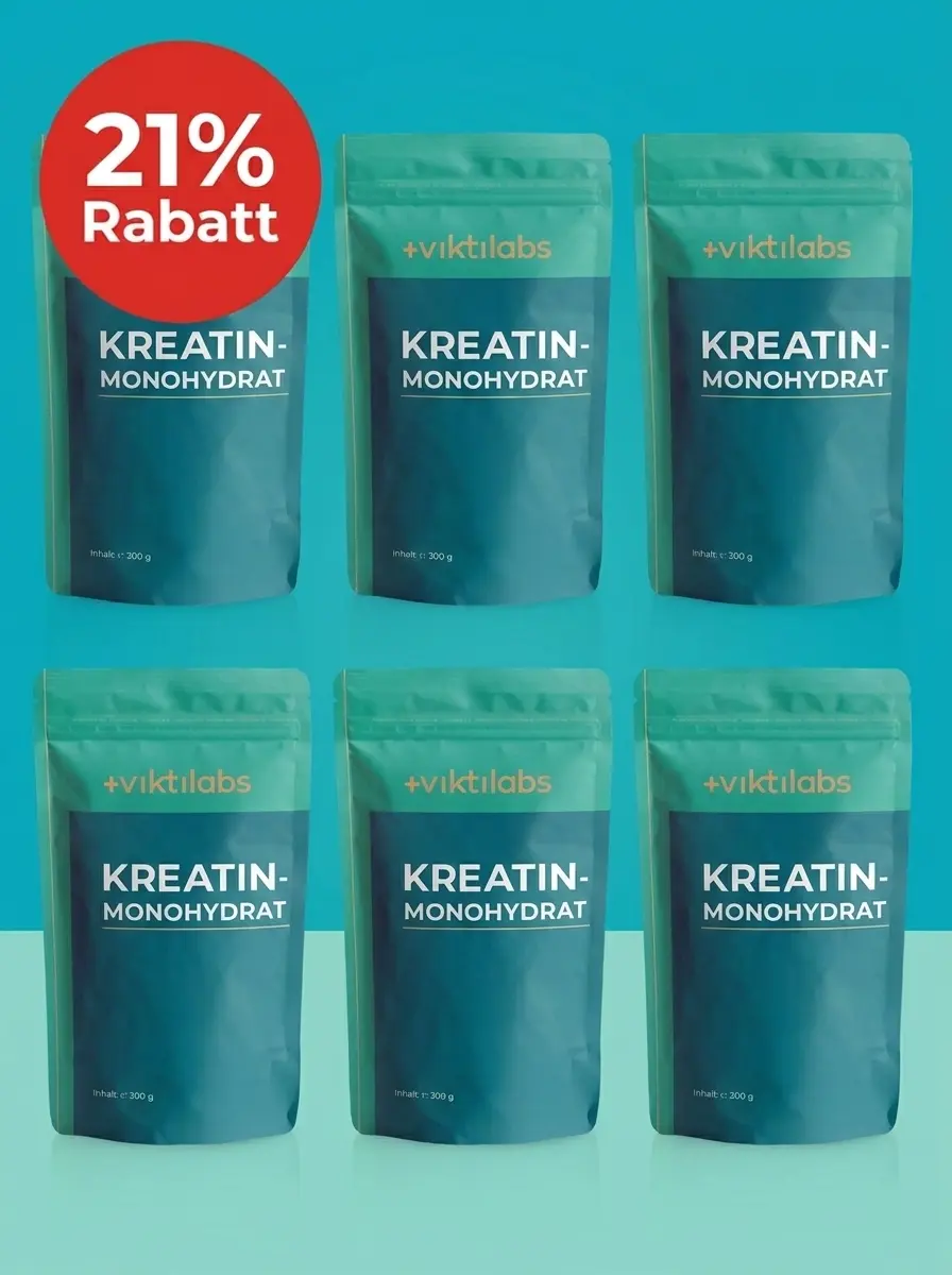 6x Sparpaket – Viktilabs Kreatin Monohydrat