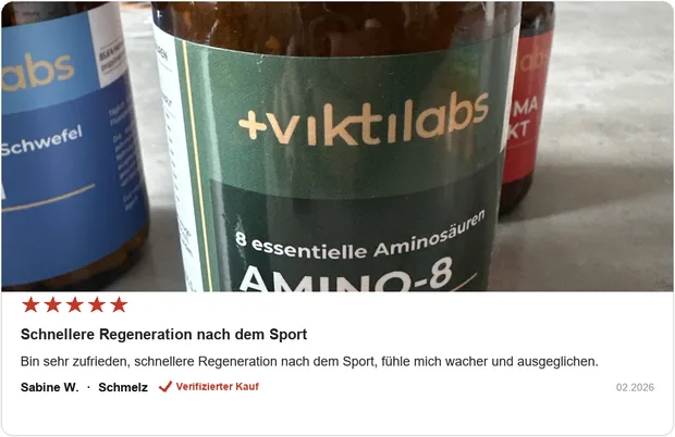 Echte Kundenbewertung Amino-8