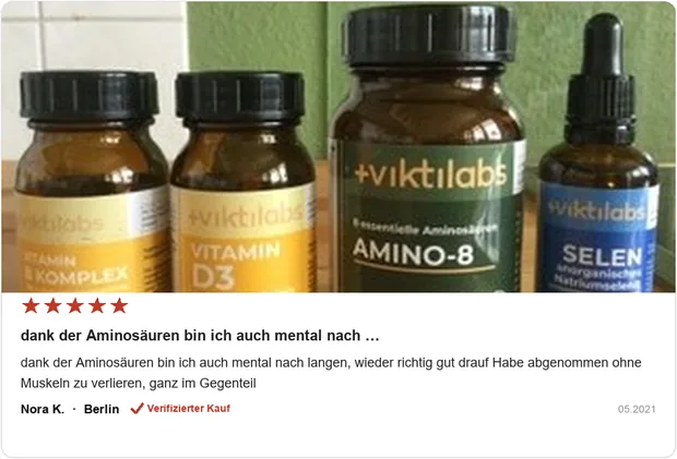 Echte Kundenbewertung Amino-8