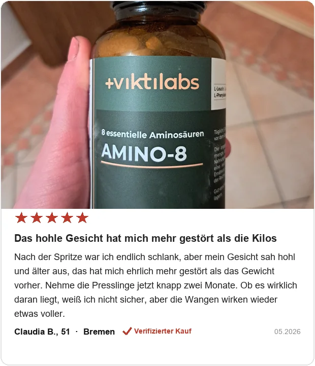 Echte Kundenbewertung Amino-8