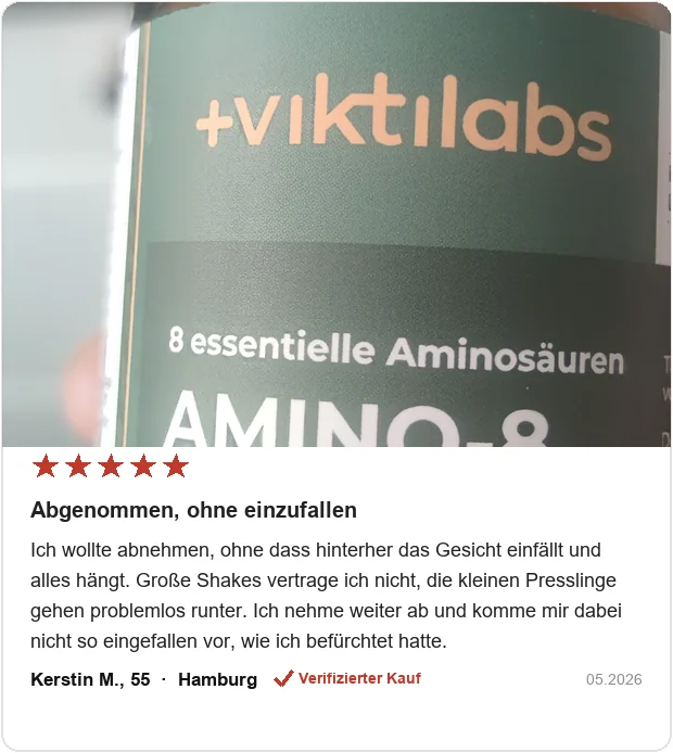 Echte Kundenbewertung Amino-8