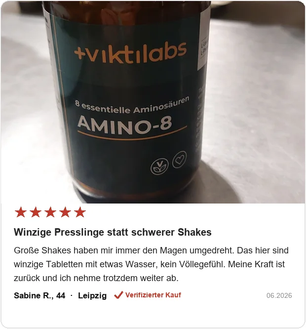 Echte Kundenbewertung Amino-8
