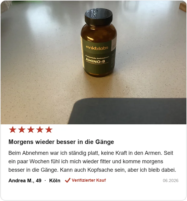 Echte Kundenbewertung Amino-8