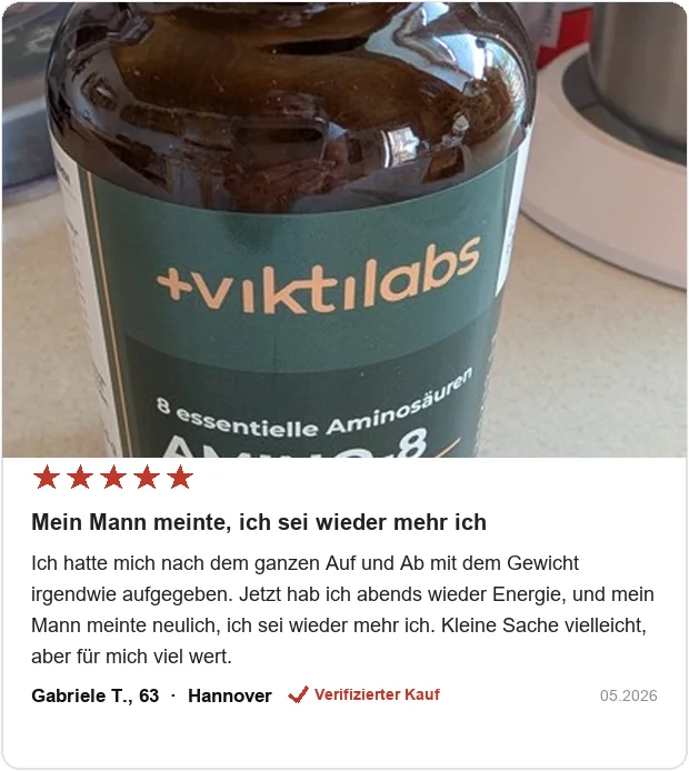 Echte Kundenbewertung Amino-8