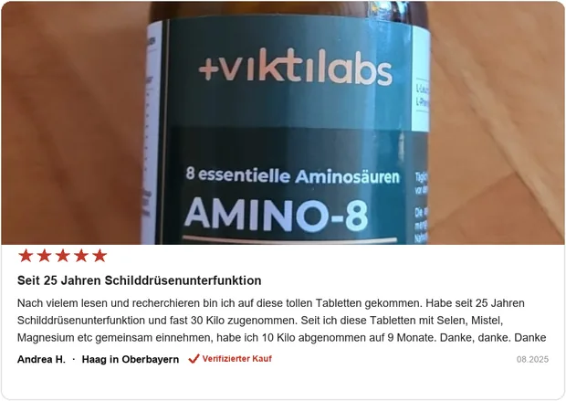 Echte Kundenbewertung Amino-8