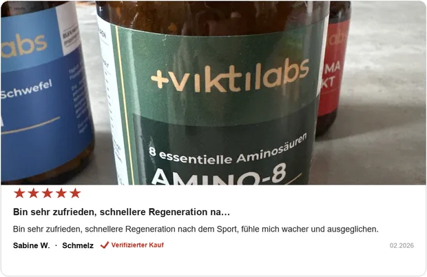 Echte Kundenbewertung Amino-8