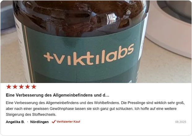 Echte Kundenbewertung Amino-8