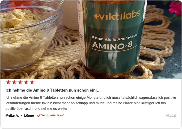 Echte Kundenbewertung Amino-8