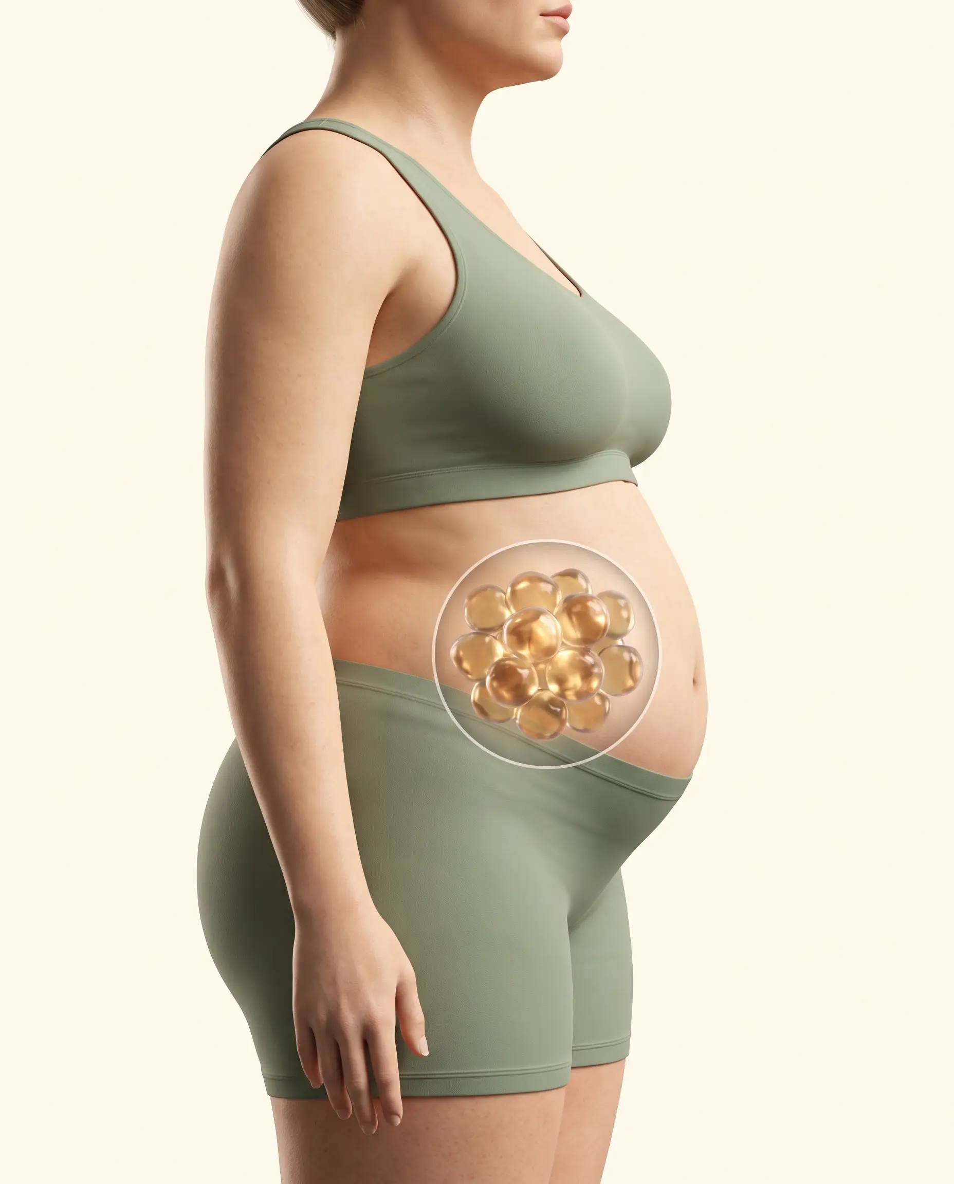 Heute: der Bauch steht im Weg