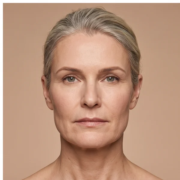 Eckige Gesichtsform