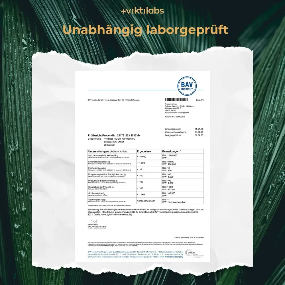 Laborgeprüft: Zertifikat